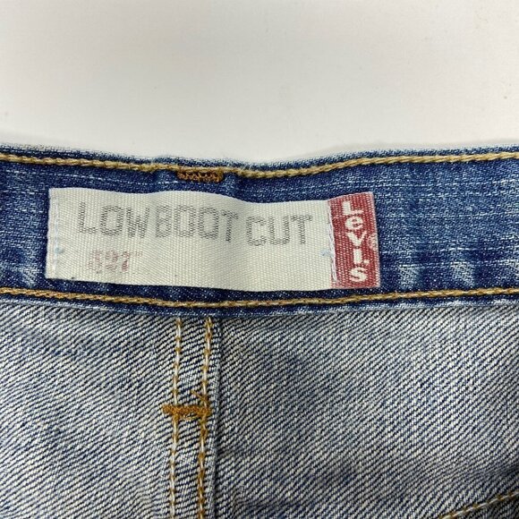 LEVI'S | Distressed Denim Cut-Off Shorts - Picture 8 of 10
